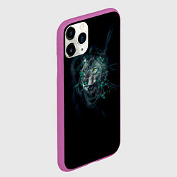 Чехол iPhone 11 Pro матовый ВоЛк во Тьме, цвет: 3D-фиолетовый — фото 2