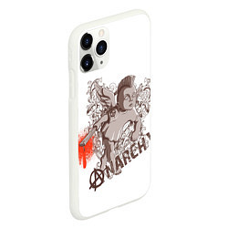 Чехол iPhone 11 Pro матовый АНГЕЛ АНАРХИИ, цвет: 3D-белый — фото 2