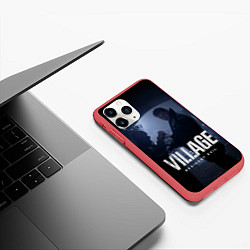Чехол iPhone 11 Pro матовый RESIDENT EVIL VILLAGE, цвет: 3D-красный — фото 2