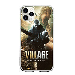 Чехол iPhone 11 Pro матовый Resident Evil Village, цвет: 3D-белый