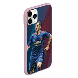 Чехол iPhone 11 Pro матовый Генрих Мхиторян, цвет: 3D-розовый — фото 2