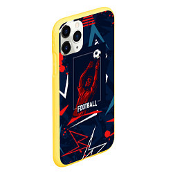 Чехол iPhone 11 Pro матовый ФУТБОЛ, цвет: 3D-желтый — фото 2