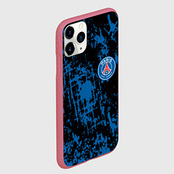 Чехол iPhone 11 Pro матовый Пари Сен-Жермен Paris Saint-German, цвет: 3D-малиновый — фото 2