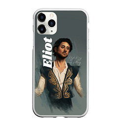 Чехол iPhone 11 Pro матовый Eliot, цвет: 3D-белый