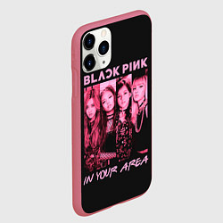 Чехол iPhone 11 Pro матовый In your area, цвет: 3D-малиновый — фото 2