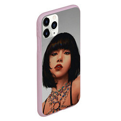 Чехол iPhone 11 Pro матовый Hot Lisa, цвет: 3D-розовый — фото 2