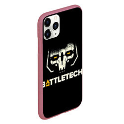 Чехол iPhone 11 Pro матовый BATTLETECH, цвет: 3D-малиновый — фото 2