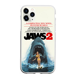 Чехол iPhone 11 Pro матовый Jaws 2, цвет: 3D-белый