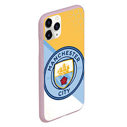 Чехол iPhone 11 Pro матовый MANCHESTER CITY МАНЧЕСТЕР, цвет: 3D-розовый — фото 2