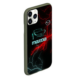 Чехол iPhone 11 Pro матовый Mazda, цвет: 3D-темно-зеленый — фото 2