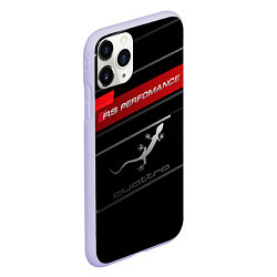 Чехол iPhone 11 Pro матовый RS PERFOMANCE QUATTRO Z, цвет: 3D-светло-сиреневый — фото 2