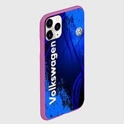 Чехол iPhone 11 Pro матовый Volkswagen, цвет: 3D-фиолетовый — фото 2