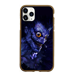 Чехол iPhone 11 Pro матовый Death Note персонаж Рюк