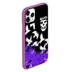 Чехол iPhone 11 Pro матовый MISFITS 6, цвет: 3D-фиолетовый — фото 2