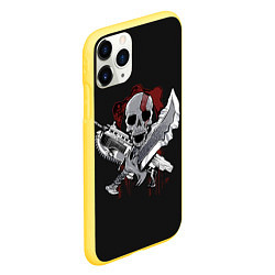 Чехол iPhone 11 Pro матовый Gears of war, цвет: 3D-желтый — фото 2