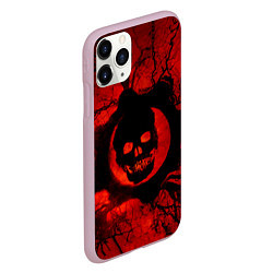 Чехол iPhone 11 Pro матовый Gears of hart, цвет: 3D-розовый — фото 2