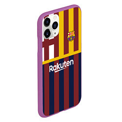 Чехол iPhone 11 Pro матовый BARCELONA FC БАРСЕЛОНА ФК BARCA, цвет: 3D-фиолетовый — фото 2