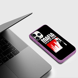 Чехол iPhone 11 Pro матовый City of lost haven, цвет: 3D-фиолетовый — фото 2
