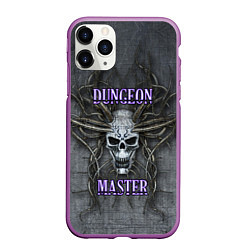 Чехол iPhone 11 Pro матовый DM Dungeon Master SKULL, цвет: 3D-фиолетовый