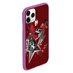 Чехол iPhone 11 Pro матовый Mask of Ren, цвет: 3D-фиолетовый — фото 2