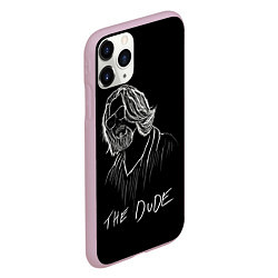 Чехол iPhone 11 Pro матовый THE DUDE Большой Лебовски, цвет: 3D-розовый — фото 2