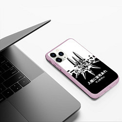 Чехол iPhone 11 Pro матовый YoRHa, Nier: Automata, цвет: 3D-розовый — фото 2