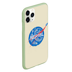 Чехол iPhone 11 Pro матовый Nasa x Rocket league, цвет: 3D-салатовый — фото 2