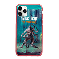 Чехол iPhone 11 Pro матовый Dying light Мутант, цвет: 3D-красный