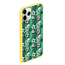 Чехол iPhone 11 Pro матовый GOAL, цвет: 3D-желтый — фото 2