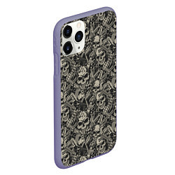 Чехол iPhone 11 Pro матовый Гангстер, цвет: 3D-серый — фото 2
