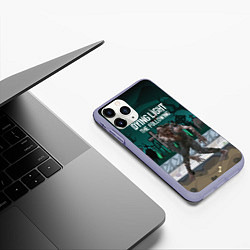 Чехол iPhone 11 Pro матовый Dying light Зараженный, цвет: 3D-светло-сиреневый — фото 2