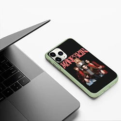 Чехол iPhone 11 Pro матовый Лунный свет, цвет: 3D-салатовый — фото 2