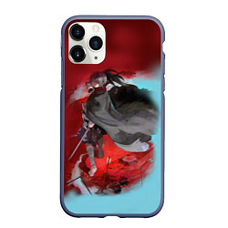 Чехол iPhone 11 Pro матовый ХЯККИМАРУ ДОРОРО DORORO, цвет: 3D-серый