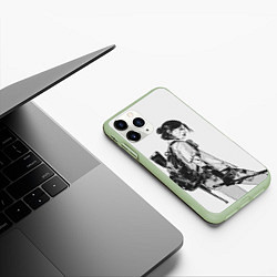 Чехол iPhone 11 Pro матовый BW Elly, цвет: 3D-салатовый — фото 2