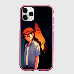 Чехол iPhone 11 Pro матовый Анимационные Элли и Джоел