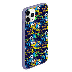 Чехол iPhone 11 Pro матовый FOOTBALL, цвет: 3D-серый — фото 2