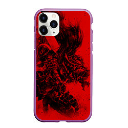 Чехол iPhone 11 Pro матовый BERSERK БЕРСЕРК, цвет: 3D-фиолетовый