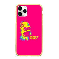 Чехол iPhone 11 Pro матовый Acid Gomer, цвет: 3D-желтый