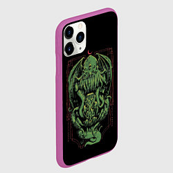 Чехол iPhone 11 Pro матовый The Great Old One, цвет: 3D-фиолетовый — фото 2