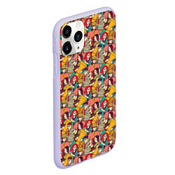 Чехол iPhone 11 Pro матовый Оркестр, цвет: 3D-светло-сиреневый — фото 2