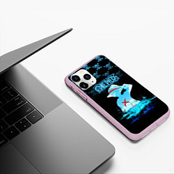 Чехол iPhone 11 Pro матовый Луффи Пираты Соломенной Шляпы, цвет: 3D-розовый — фото 2