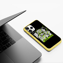 Чехол iPhone 11 Pro матовый Nevermind, цвет: 3D-желтый — фото 2