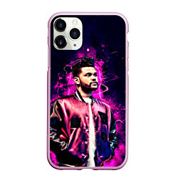 Чехол iPhone 11 Pro матовый The Weeknd, цвет: 3D-розовый