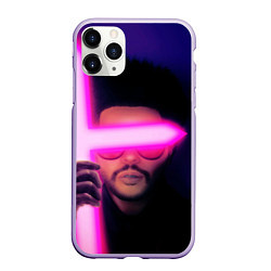 Чехол iPhone 11 Pro матовый The Weeknd - Blinding Lights, цвет: 3D-светло-сиреневый