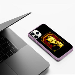 Чехол iPhone 11 Pro матовый Хэтфилд, цвет: 3D-сиреневый — фото 2