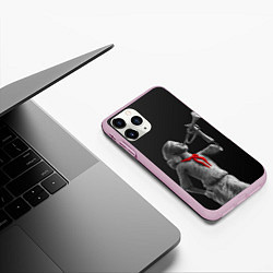 Чехол iPhone 11 Pro матовый Пищеблок, цвет: 3D-розовый — фото 2