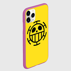 Чехол iPhone 11 Pro матовый Как у Трафальгара Ло One Piece, цвет: 3D-фиолетовый — фото 2