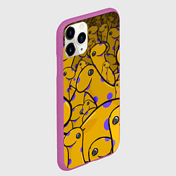Чехол iPhone 11 Pro матовый Nessy, цвет: 3D-фиолетовый — фото 2