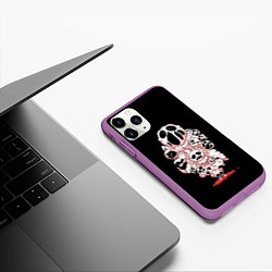 Чехол iPhone 11 Pro матовый В голове Айзека, цвет: 3D-фиолетовый — фото 2