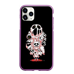 Чехол iPhone 11 Pro матовый В голове Айзека, цвет: 3D-фиолетовый